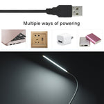 Đèn bàn LED 8W gập điều chỉnh bảo vệ mắt, phiên bản cắm USB, phiên bản cắm USB (Trắng), phiên bản cắm USB (Đen)