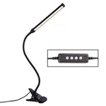 Đèn bàn LED 8W gập điều chỉnh sạc USB bảo vệ mắt, Phiên bản sạc USB, Phiên bản sạc USB (Đen), Phiên bản sạc USB (Trắng)
