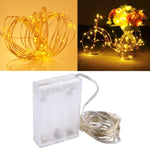 Đèn trang trí đèn tiên 50 bóng LED SMD 0603 hộp pin 3 x AA, DC 5V, 5m ánh sáng xanh dương, 5m ánh sáng nhiều màu, 5m ánh sáng hồng, 5m ánh sáng xanh lá, 5m ánh sáng tím, 5m ánh sáng đỏ, 5m ánh sáng trắng, 5m ánh sáng trắng ấm, 5m ánh sáng vàng