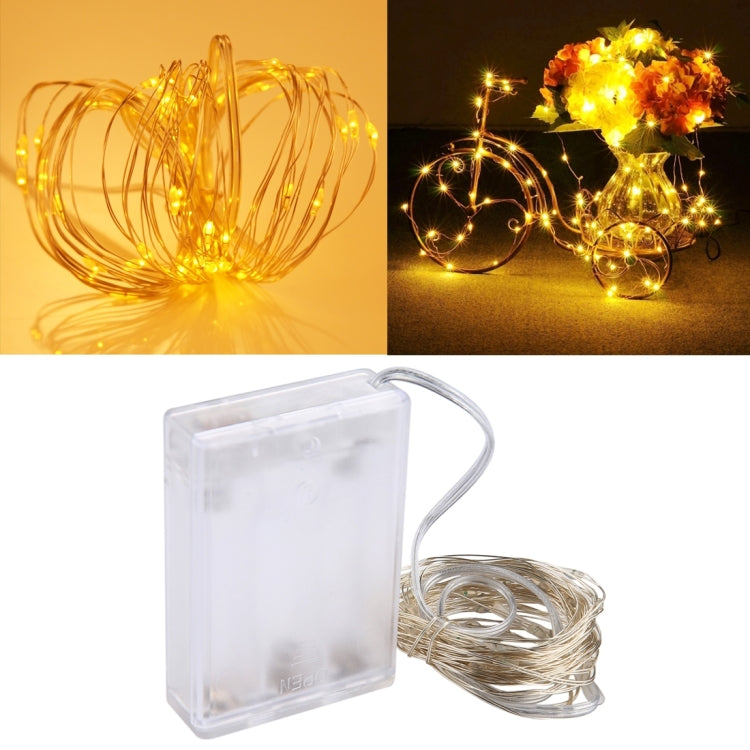 Đèn trang trí đèn tiên 50 bóng LED SMD 0603 hộp pin 3 x AA, DC 5V, 5m ánh sáng xanh dương, 5m ánh sáng nhiều màu, 5m ánh sáng hồng, 5m ánh sáng xanh lá, 5m ánh sáng tím, 5m ánh sáng đỏ, 5m ánh sáng trắng, 5m ánh sáng trắng ấm, 5m ánh sáng vàng