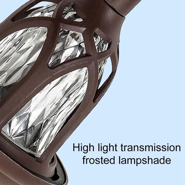 Đèn sân vườn ngoài trời năng lượng mặt trời hình ly cà phê IP65 chống nước LED trang trí