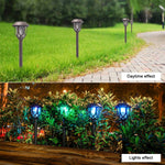 Đèn sân vườn ngoài trời năng lượng mặt trời hình ly cà phê IP65 chống nước LED trang trí