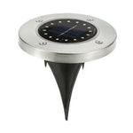2 cái đèn chôn dưới đất năng lượng mặt trời 16 đèn LED, đèn ngoài trời chống nước IP65 cho vườn và đường phố, 16 đèn LED