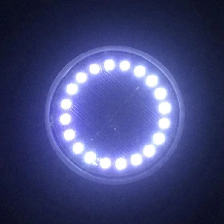 2 cái đèn chôn dưới đất năng lượng mặt trời 16 đèn LED, đèn ngoài trời chống nước IP65 cho vườn và đường phố, 16 đèn LED
