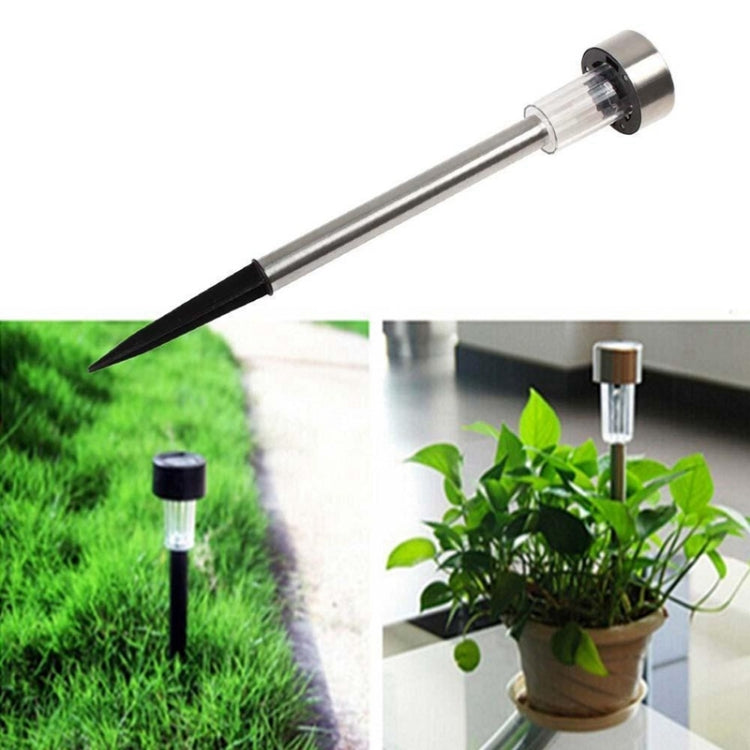 10 cái đèn sân cỏ ngoài trời năng lượng mặt trời bằng thép không gỉ, chống nước IP65, đèn trang trí vườn LED