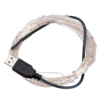 Đèn dây trang trí / đèn lễ hội SMD-0603 nguồn USB (ánh sáng trắng xanh), LED1001LG, LED1001LW