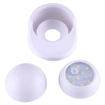 9 đèn LED 240 LM 6000K xoay 360 độ, đèn cảm biến chuyển động không dây cho tủ quần áo / đèn ngủ / đèn tường cho phòng ngủ, phòng khách, phòng tắm, hành lang