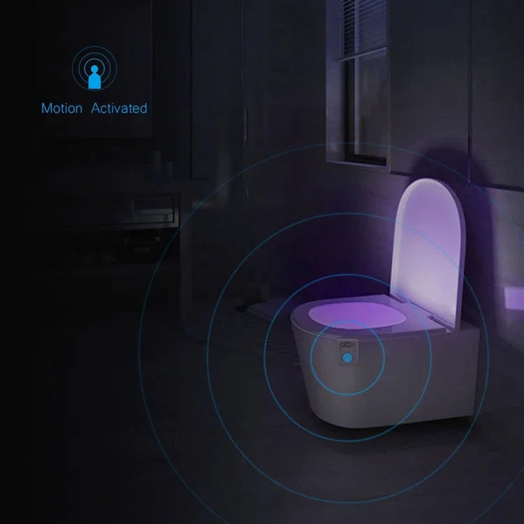 Đèn ngủ cảm biến chuyển động UV tiệt trùng cho bệ toilet nhà vệ sinh, DC 5V