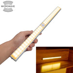 Đèn cảm biến cơ thể người thông minh màn hình rộng 2.8W 40 đèn LED trắng ấm, đèn hành lang tủ, phiên bản sạc USB, 2.8W 40 đèn LED trắng ấm