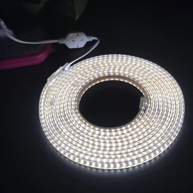 Dải đèn 10m SMD 2835 1200 LED, AC 220V-240V, phích cắm EU, 10m