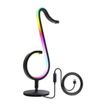 Đèn bàn màu RGB hiệu ứng màu sắc ảo nhạc nốt