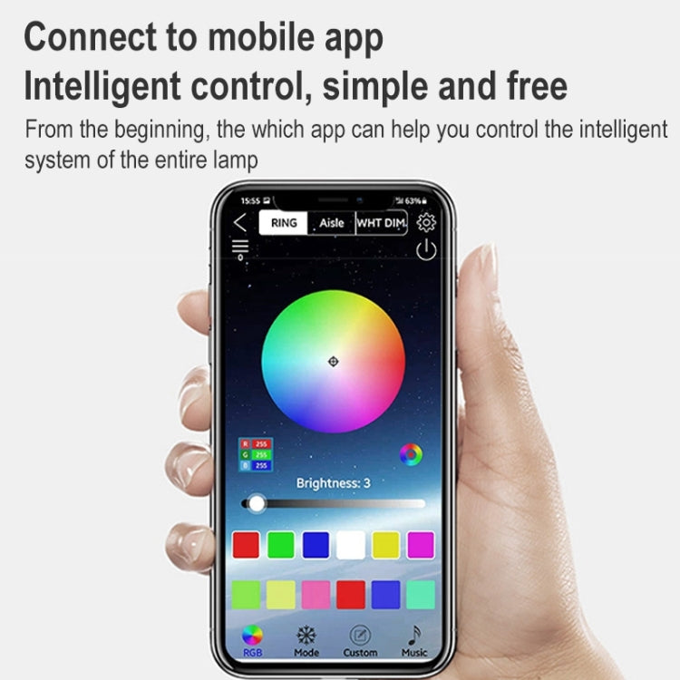 Đèn bàn màu RGB hiệu ứng màu sắc ảo nhạc nốt