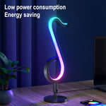 Đèn bàn màu RGB hiệu ứng màu sắc ảo nhạc nốt