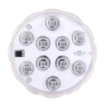 10 đèn LED hình trụ điều khiển từ xa, phạm vi điều khiển từ xa (khu vực mở): 24-30 feet, 10 đèn LED