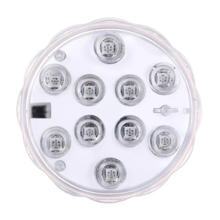 10 đèn LED hình trụ điều khiển từ xa, phạm vi điều khiển từ xa (khu vực mở): 24-30 feet, 10 đèn LED