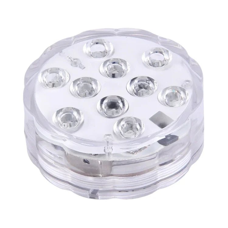 10 đèn LED hình trụ điều khiển từ xa, phạm vi điều khiển từ xa (khu vực mở): 24-30 feet, 10 đèn LED