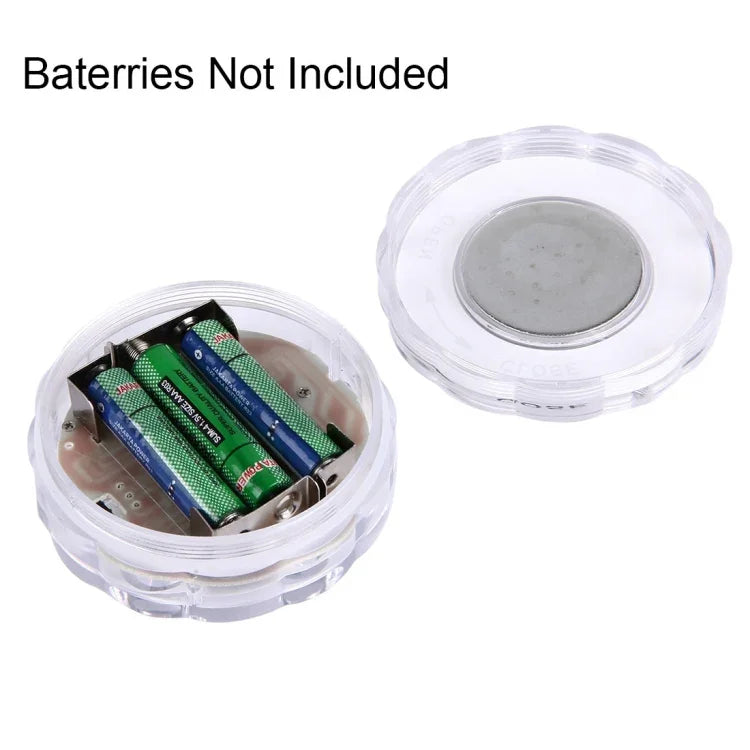 10 đèn LED hình trụ điều khiển từ xa, phạm vi điều khiển từ xa (khu vực mở): 24-30 feet, 10 đèn LED