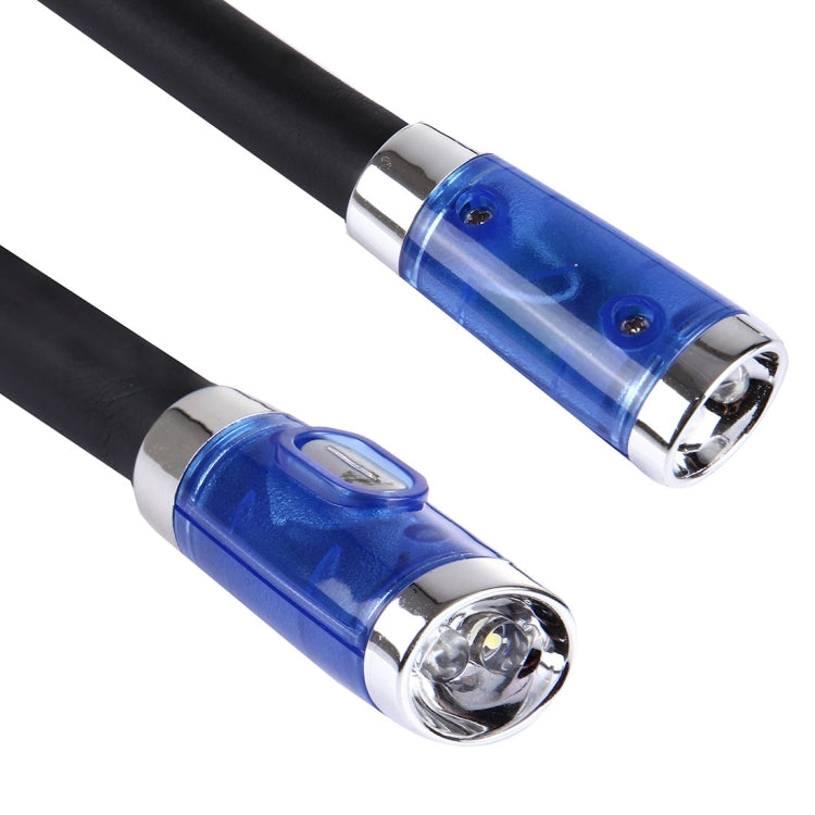 Đèn pin stereo cổ đeo đôi sáng tạo rảnh tay đèn làm việc tự động với 4 đèn LED và tay cầm cao su mềm đệm cổ