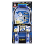 Đèn pin stereo cổ đeo đôi sáng tạo rảnh tay đèn làm việc tự động với 4 đèn LED và tay cầm cao su mềm đệm cổ