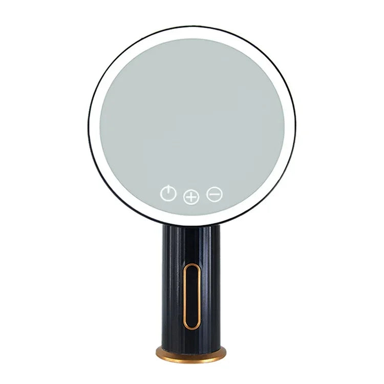 Gương trang điểm để bàn LED thông minh có đèn chiếu sáng, ánh sáng trắng, ánh sáng trắng