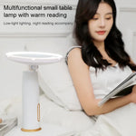 Gương trang điểm để bàn LED thông minh có đèn chiếu sáng, ánh sáng trắng, ánh sáng trắng