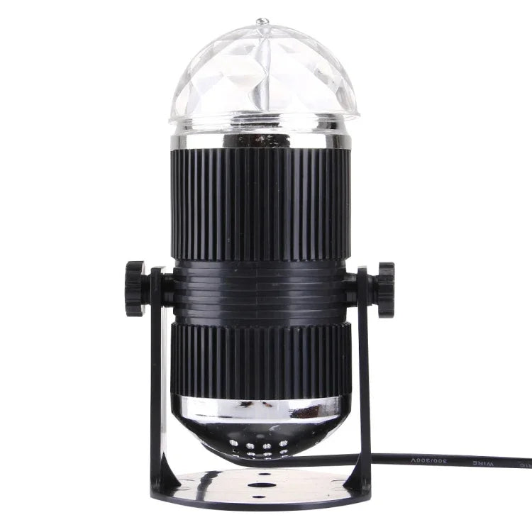 Đèn sân khấu LED quả cầu ma thuật mini 3W xoay, phích cắm EU