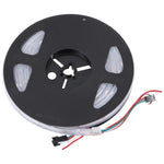Đèn dây LED WS2812B RGB 5050 SMD chống nước, 30 bóng LED/m, DC 12V, dài 5m, đèn dây có vỏ 30 bóng LED/m