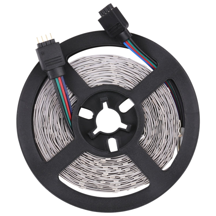 Đèn dây LED RGB 2835 SMD không vỏ điều khiển qua ứng dụng Bluetooth thông minh, 60 bóng LED/m, dài 5m, 12V 2A 100-240V, LED RGB 2835 SMD, dài 5m, có Bluetooth APP