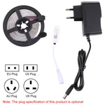 Đèn dây LED RGB 2835 SMD không vỏ điều khiển qua ứng dụng Bluetooth thông minh, 60 bóng LED/m, dài 5m, 12V 2A 100-240V, LED RGB 2835 SMD, dài 5m, có Bluetooth APP