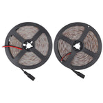 2 chiếc đèn dây LED 2835 SMD ánh sáng trắng/ánh sáng trắng ấm có thể điều chỉnh độ sáng, 60 bóng LED/m, dài 5m, 12V 2A 100-240V, LED 2835 SMD, 5m x 2