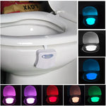 Đèn ngủ cảm biến chuyển động 8 màu trong nhà đèn LED che nắp bệ toilet, LED1660, LED1660US