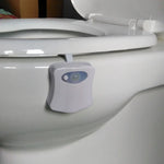 Đèn ngủ cảm biến chuyển động 8 màu trong nhà đèn LED che nắp bệ toilet, LED1660, LED1660US