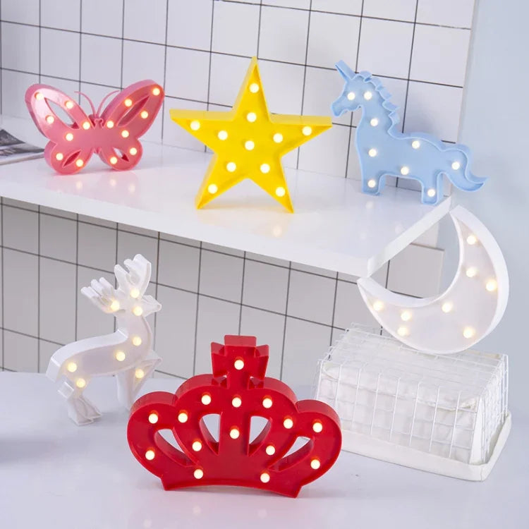 Đèn bàn tiệc lễ hội dùng 2 pin AA, đèn ngủ ngôi sao năm cánh (màu xanh), ngôi sao năm cánh (màu trắng), ngôi sao năm cánh (màu vàng)
