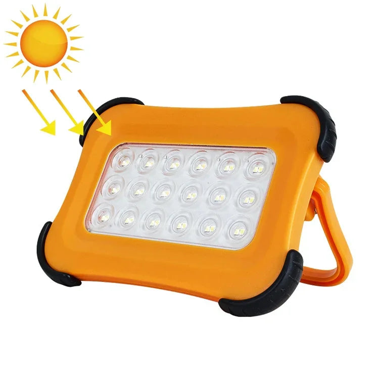 Đèn cắm trại di động năng lượng mặt trời 50W 32 đèn LED chiếu sáng từ tính đèn khẩn cấp với bốn mức độ sáng & sạc dự phòng & chỉ báo pin