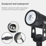 Đèn pha năng lượng mặt trời 3W Một cho Ba ngoài trời IP65 chống nước cảm biến điều khiển ánh sáng đèn cỏ, quang thông: 300-400lm (RGB cố định tuần hoàn), Một cho Ba