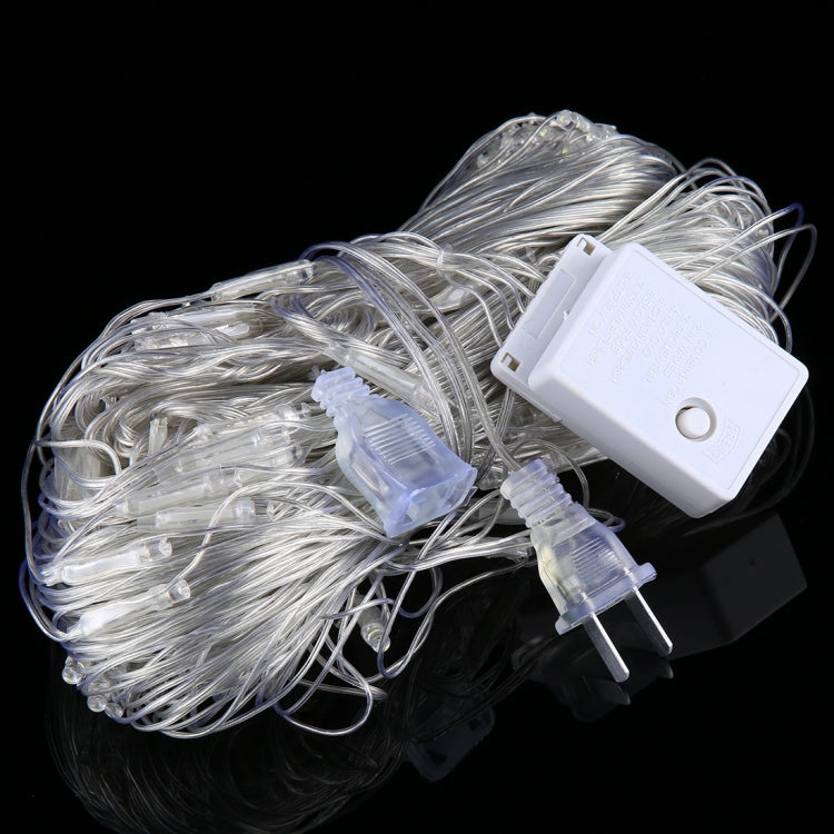 Dây đèn lưới 200 bóng LED có khớp nối cuối & bộ điều khiển đa chức năng, phích cắm Mỹ, AC 110V, đèn nhiều màu phích cắm Mỹ, đèn trắng phích cắm Mỹ, đèn trắng ấm phích cắm Mỹ