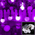 Dây đèn 40 bóng LED dùng pin 3 x AA với 3 chế độ, DC 4.5V, 4m ánh sáng trắng, 4m ánh sáng trắng ấm, 4m ánh sáng xanh dương, 4m ánh sáng nhiều màu, 4m ánh sáng xanh lá, 4m ánh sáng tím