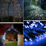 Đèn trang trí kỳ nghỉ 100 bóng LED, 17m ánh sáng xanh dương, 17m ánh sáng nhiều màu, 17m ánh sáng trắng, 17m ánh sáng trắng ấm