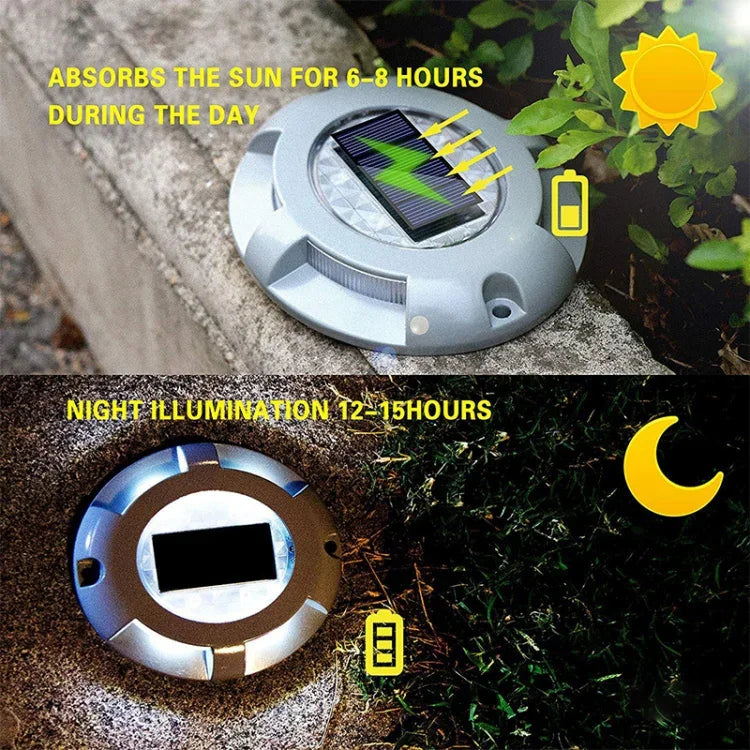 Đèn sân vườn cắm đất năng lượng mặt trời LED IP68 chống nước