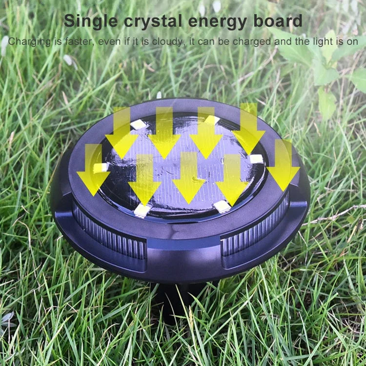 Đèn chôn ngoài trời năng lượng mặt trời chống nước 10 LED