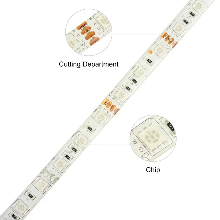 300 đèn LED SMD 5050 đèn màu điều khiển từ xa qua ứng dụng, tương thích Alexa & Google Home