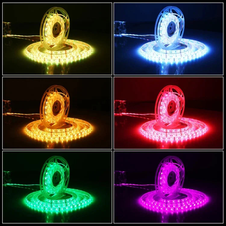 300 đèn LED SMD 5050 đèn màu điều khiển từ xa qua ứng dụng, tương thích Alexa & Google Home