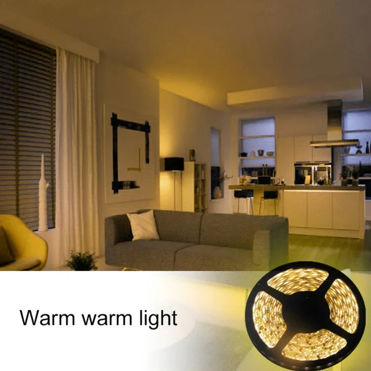 300 đèn LED SMD 5050 đèn màu điều khiển từ xa qua ứng dụng, tương thích Alexa & Google Home