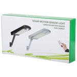 Đèn tường năng lượng mặt trời 12W 56 LED SMD 2835 ngoài trời IP65 chống nước điều khiển từ xa cảm biến chuyển động người