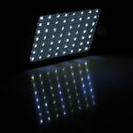 Đèn tường năng lượng mặt trời 12W 56 LED SMD 2835 ngoài trời IP65 chống nước điều khiển từ xa cảm biến chuyển động người