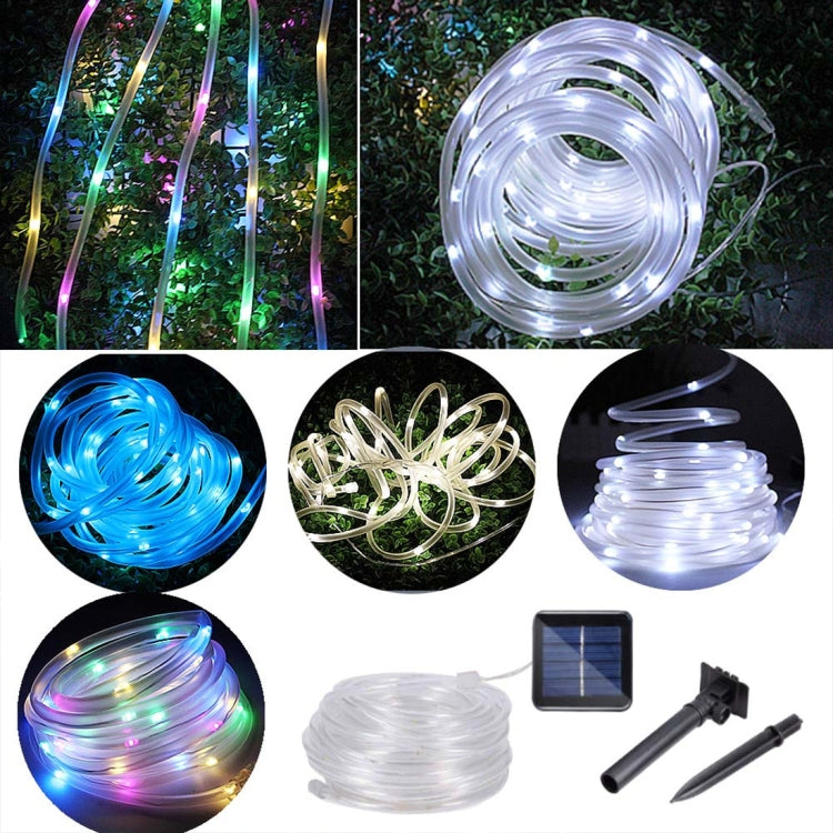 Tấm pin năng lượng mặt trời chống nước 50 đèn LED, 5m 50 đèn LED ánh sáng xanh, 5m 50 đèn LED ánh sáng trắng, 5m 50 đèn LED ánh sáng trắng ấm