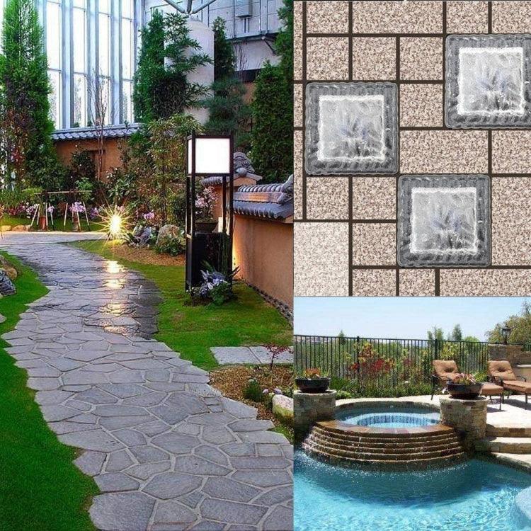 Đèn chôn LED ngoài trời bằng kính cường lực hình vuông năng lượng mặt trời trang trí sân vườn IP55 chống nước, kích thước: 7 x 7 x 5cm