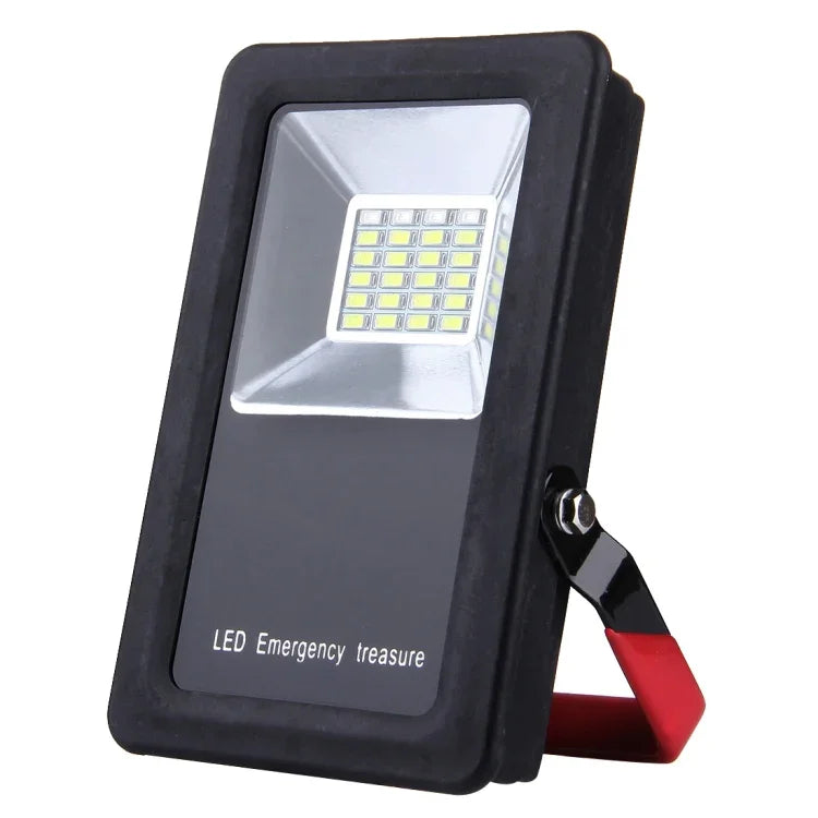 Đèn cảnh báo nhấp nháy đỏ và xanh dương 24 LED SMD5730 2400LM 6000-6500K di động có giá đỡ, 30W/2400LM 6000-6500K