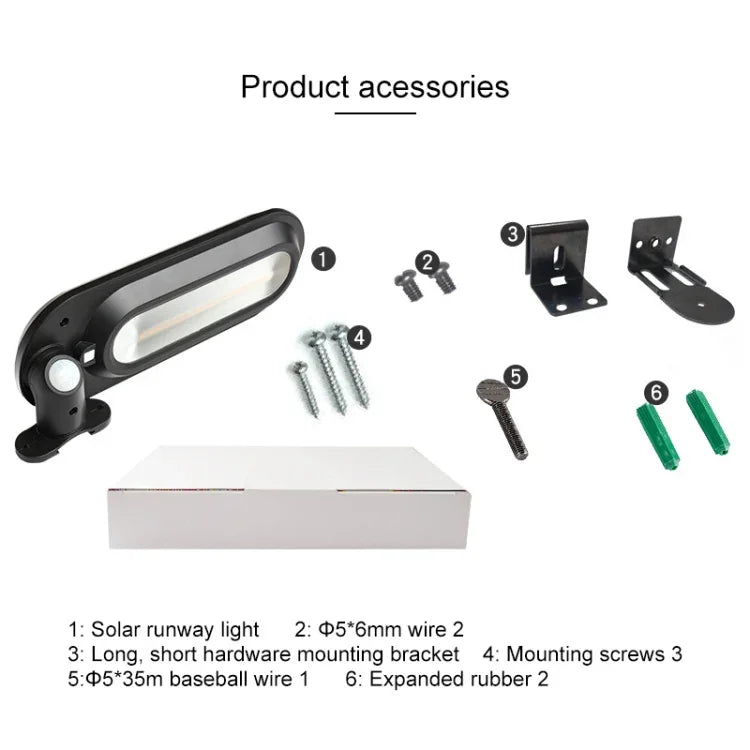Đèn sân vườn năng lượng mặt trời 18 đèn LED 600LM IP65 chống nước cảm ứng thân đèn đèn đường