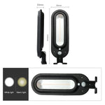 Đèn sân vườn năng lượng mặt trời 18 đèn LED 600LM IP65 chống nước cảm ứng thân đèn đèn đường